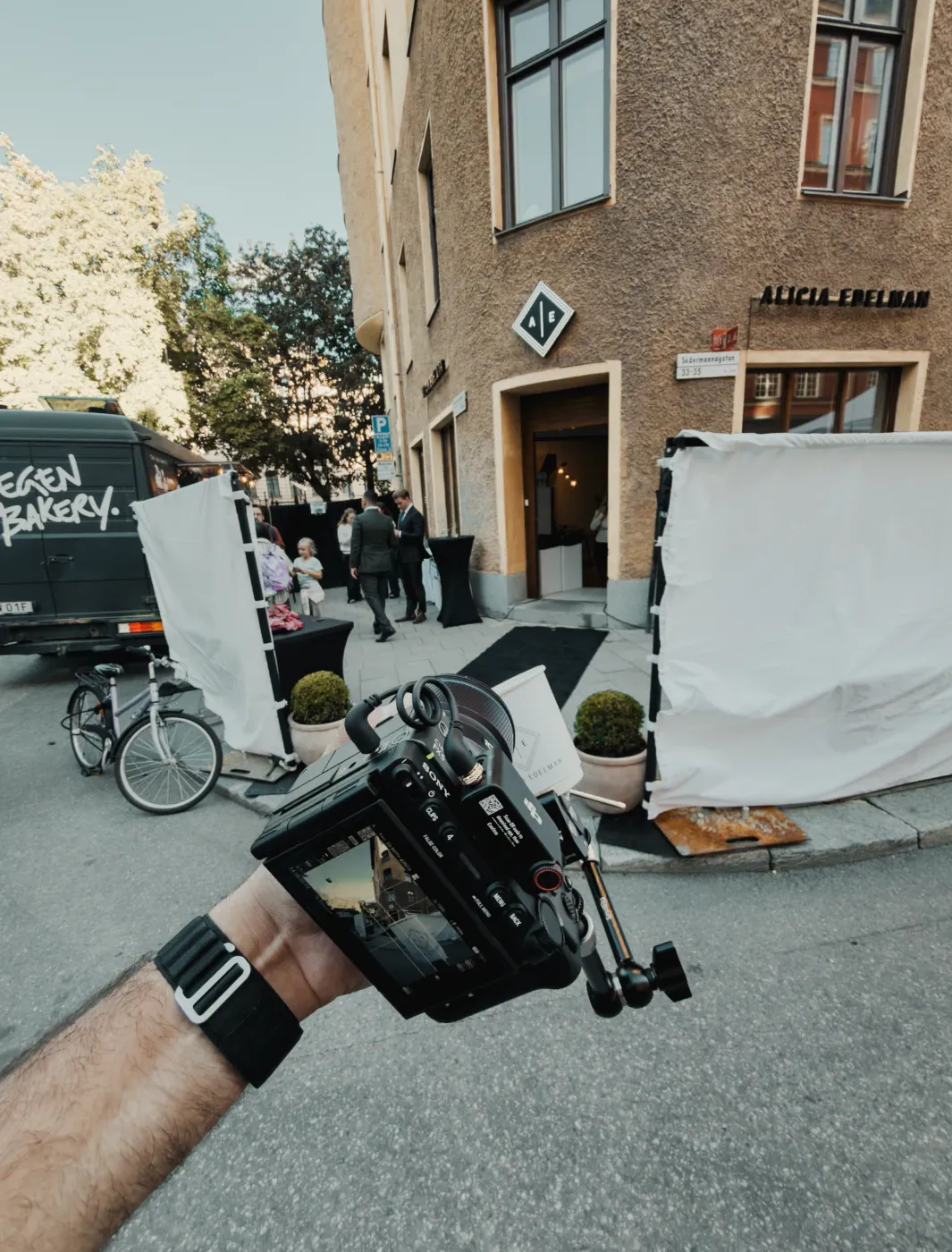 Eventfilmning för Alicia Edelman i Stockholm